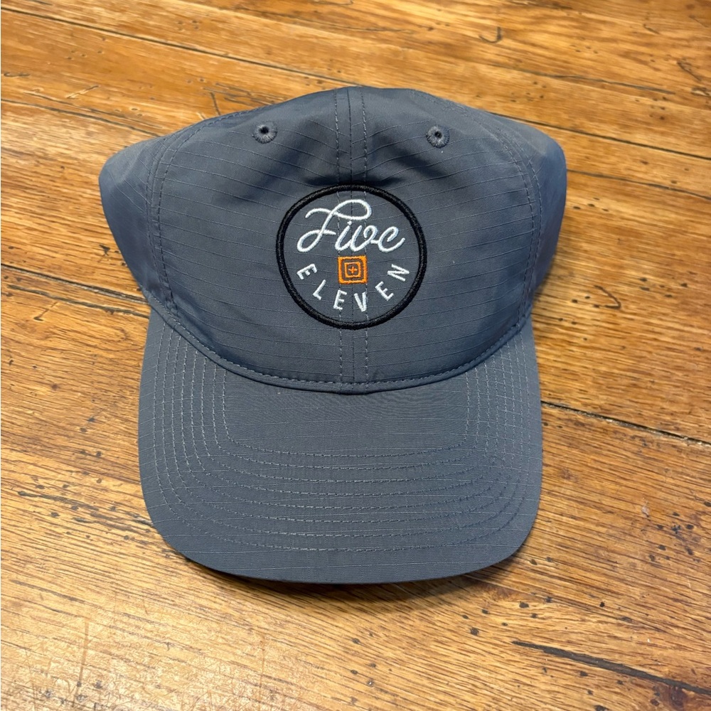 NWT-5.11 Tactical Ltd Edition Embroidered Flint Grey Ripstop Adjustable Ball Cap